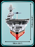 Ladja USS Enterprise CV-6, 2520 kock za sestavljanje, COBI