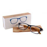 WOODLAND modra dizajnerska očala za branje, Benson optics