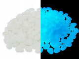 Svetleči fluorescentni kamni, 100kom - modri