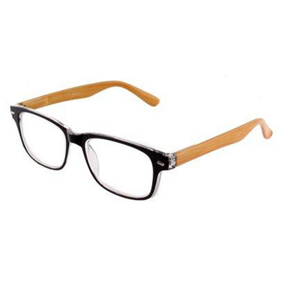 WOODLAND črna dizajnerska očala za branje, Benson optics